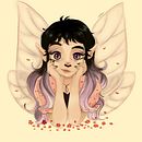 The Purple Fairy. Ilustração digital projeto de Isadora Arantes - 26.02.2021