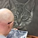 Charcoal drawings of animals and people. Un proyecto de Dibujo de Retrato de Jef De Corte - 28.02.2021