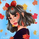 Kiki Witch Fanart. Drawing, Digital Drawing, Traditional illustration, and Digital Painting project by Emily White - 02.28.2021