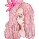 Chica pelo rosa: Retrato ilustrado en acuarela curso de Ana Santos. Un proyecto de  de Ivania Maturana - 20.09.2020