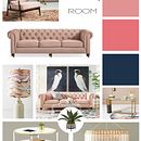 Concept Board for the Family Room . Design interior de Mattie Giles - 03.01.2021
