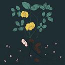 My procreate drawings. Un proyecto de Ilustración botánica, Dibujo digital, Ilustración digital, Pintura digital, Dibujo e Ilustración tradicional de sanjakaritz - 01.03.2021