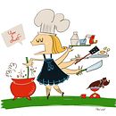 YesChef!. Un proyecto de Ilustración editorial de Valentina Locorotondo - 02.03.2021