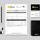 Material corporativo Maslighting LED. Graphic Design, Marketing, Br, ing & Identit project by Gabriela López Méndez - 03.02.2021