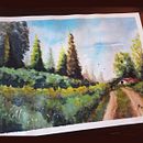 Paisaje en acuarela. Drawing, Traditional illustration, Painting, and Watercolor Painting project by Sergio Vera - 02.02.2021