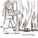 Charakter in Bewegung . Projekt z dziedziny Trad, c i jna ilustracja użytkownika Carmen Brandl - 02.03.2021