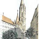 Sketch 3 - Matthias Church in Budapest. Un projet de Illustration architecturale de Andrew Hoare - 04.03.2021