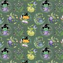 Spooky Surface Patterns. Design, Traditional illustration, and Pattern Design project by Beckie Clarke - 03.03.2021