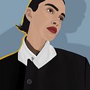 Mi Proyecto del curso: Retratos pictóricos con técnicas digitales. Un progetto di Graphic design e Illustrazione digitale di Paola Vives Forner - 04.03.2021