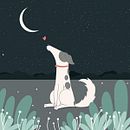 Pina loving the Moon. Un progetto di Animazione 2D di Francesca Cosanti - 04.03.2021