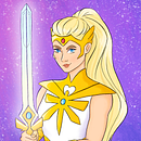 She-Ra in Space ✨. Un projet de Illustration traditionnelle, Illustration numérique et Illustration à l'encre de Sarah Alleyn - 05.03.2021