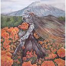 MUERTE Ein Projekt aus dem Bereich Traditionelle Illustration, Aquarellmalerei und Botanische Illustration von Estrella Rubilar - 07.03.2021