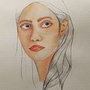 Mi Proyecto del curso: Retrato ilustrado en acuarela. Watercolor Painting project by Nuri Mtz - 03.13.2021