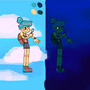 My project in Character Design for Animation with Photoshop course . % franci_agliata tarafından hazırlanan Karakter Animas, Ve onu projesi - 03.08.2021