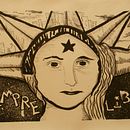 siempre libre. grabado. Ilustração tradicional projeto de antonio velázquez c - 09.03.2021