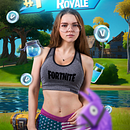 Fortnite Girl. Un proyecto de Fotomontaje de Tomas Zabala - 09.03.2021