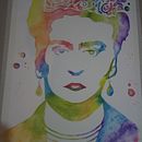 Frida lluvia de color . Lukisan Cat Air proyek oleh Jimmy Morales - 03.10.2021