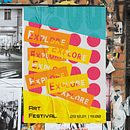 Explore Art Festival. Un projet de Br, ing et identité, Conception éditoriale , et Publicité de Aida Moya - 10.03.2021
