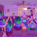 Piezas - Miradas desde un paisaje dislocado. Un progetto di Illustrazione digitale di Marcela Quintanilla - 10.03.2021