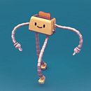 My project in Design of Characters and 3D Animation course. 3D Animation, and 3D Character Design project by Daria Voron - 03.10.2021