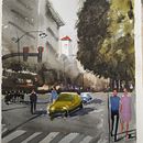 Paisajes urbanos a la acuarela  . % Emilio Morales Prado tarafından hazırlanan Sulubo, Ve a Resim projesi - 03.11.2021