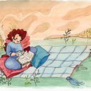 My project in Children's Illustration with Watercolor course . % manon_borowicz tarafından hazırlanan Sulubo, Ve a Resim projesi - 03.11.2021