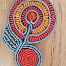 Broche de Macrame. Arts, and Crafts project by Tapices Galicia - 03.11.2021