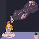 Paz en medio del caos. Un progetto di Illustrazione tradizionale di Manu Giraldo Giraldo - 12.04.2020