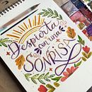 Mi Proyecto del curso: Caligrafía con pinceles de agua para principiantes. Un progetto di Graphic design di Marianella Bustamante - 12.03.2021