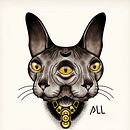 Mi Proyecto del curso: Cómo diseñar un tatuaje. Un proyecto de Dibujo digital, Diseño y Diseño de tatuajes de Alejandra Lopez - 12.03.2021