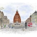 My project in Urban Sketching: Express Your World in a New Perspective course. Een project van  Schetsen van suebairak - 12.03.2021