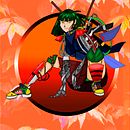 mujer samurai cyborg. Projekt z dziedziny  Animacja i Animacje 2D użytkownika Loreto Vargas Guerrero - 12.03.2021