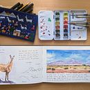 Mi Proyecto del curso: Cuaderno de viaje en acuarela. Een project van Naturalistische illustratie y Aquarelschilderen van Paula Casado Fraga - 12.03.2021