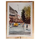 My project in Urban Landscapes in Watercolor course. Un proyecto de Pintura a la acuarela de Katrin - 03.02.2021