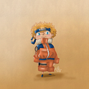 El ninja naranja. Un progetto di Illustrazione digitale di Yoccy Torres - 13.03.2020