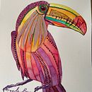 Tucán . Een project van Aquarelschilderen van Angela Reyes Perea - 13.03.2021