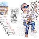 Barcalona Busker. Un progetto di Character design e Pittura ad acquerello di rekcga - 14.12.2019