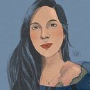 Mi Proyecto del curso: Retrato ilustrado con Procreate. Portrait Drawing, Traditional illustration, Vector Illustration, and Digital Illustration project by Raylane Barros - 03.11.2021
