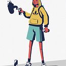 My Vector Doodles and Some Sketches. Un progetto di Character design e Illustrazione vettoriale di faruk yalcin - 15.03.2021