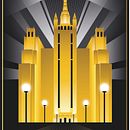 Moscow in the Roaring Twenties. Un progetto di Design di poster , Disegno digitale e Illustrazione digitale di Martino Guadagnin - 15.03.2021