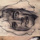 Primer retrato en Tinta y piel sintética . % Juanfra Ros tarafından hazırlanan Dövme Tasarımı projesi - 01.15.2021