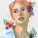 Mi Proyecto del curso: Retrato ilustrado en acuarela Ein Projekt aus dem Bereich Anatomische Zeichnung, Porträtzeichnung, Traditionelle Illustration, Botanische Illustration, Aquarellmalerei und Farbenlehre von Natalia Heller - 16.03.2021