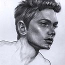 Mi Proyecto del curso: Retrato realista con lápiz de grafito. Pencil Drawing, Portrait Drawing, and Realistic Drawing project by foliaco - 03.15.2021