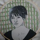 My project in Creation of Embroidered Portraits course . Desen și Broderie de Eman Natsheh - 03.16.2021