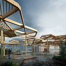 Visualización Centro de interpretación . Un progetto di Modellazione 3D e ArchVIZ di andresvidalgar - 16.03.2021