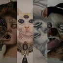 Tattoo con Polilla. Un proyecto de Dibujo, Diseño de tatuajes, Ilustración tradicional y Pintura de Shirley Santos - 16.10.2020