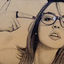 One Shot . Desen în creion, Desen de portret, Desen realist & Ilustrație cu cerneală de Branigand Herrera Ordoñez - 03.17.2021