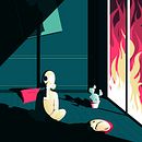Mi Proyecto del curso: Ilustración vectorial dinámica: color y composición. Un progetto di Illustrazione digitale, Illustrazione vettoriale, Illustrazione tradizionale e Illustrazione editoriale di Caotica Good - 15.03.2021