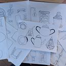 HERENCIAS Ein Projekt aus dem Bereich Bildende Künste, Kreativität, Bleistiftzeichnung, Zeichnung und Sketchbook von Omar Sepúlveda Villaseca - 18.03.2021