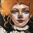 Arlequina cobriza. Oil Painting project by Gema Alvaro - 03.18.2021